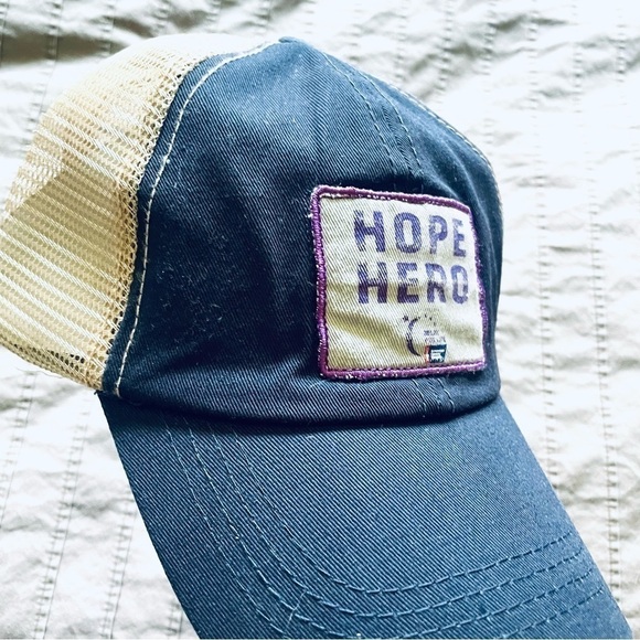 NWT RELAY FOR LIFE "HOPE HERO"  Mesh Back Baseball Cap - American Cancer Society - Picture 4 of 6